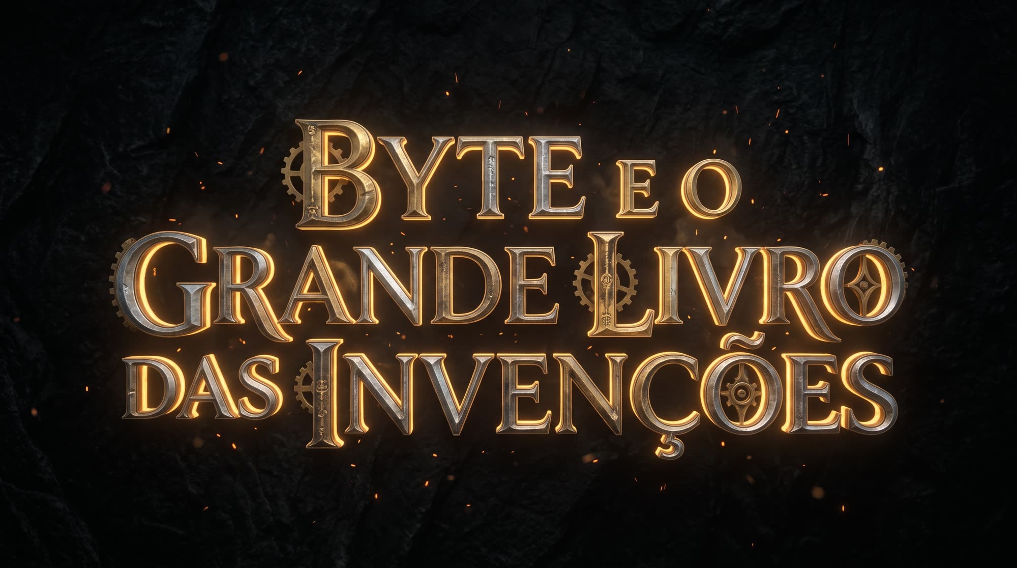 O Grande Livro das Invenções, de capa de couro.
