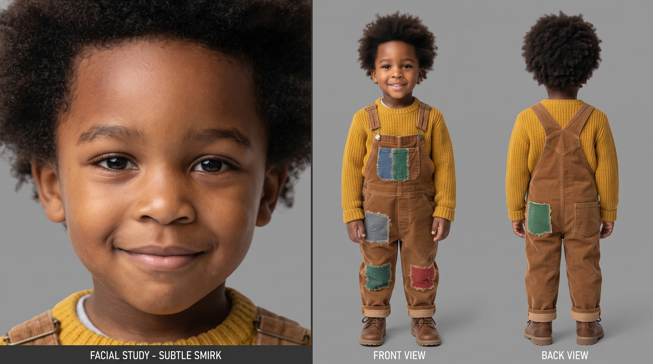 Estudo de personagem de Lucas.